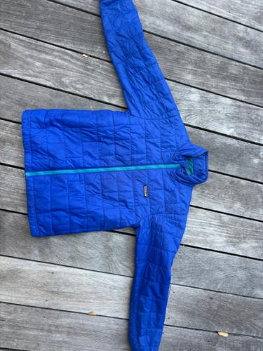 Youth Blue Nano Puff jacket - size 10