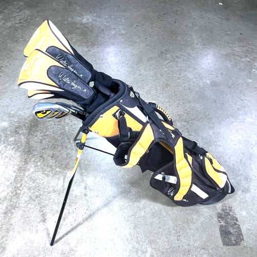 Walter Hagen Junior Club Set Driver 3W 4H 7 & 9 SW Putter Junior RH +Bag 57"-60"