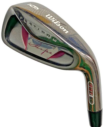 Wilson Hope Platinum 6 Iron RH High Launch Ladies Graphite 36.5" New Grip Nice
