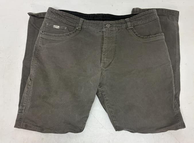 Kuhl Born in the Mountains Rebel Gray Cotton Articulated Painters Pants 40 x 32