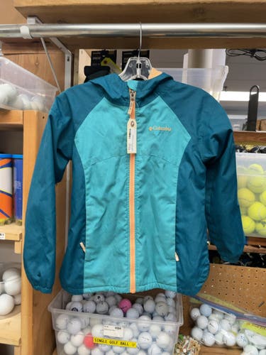 Columbia Rain Jacket Size JR 7/8 Blue