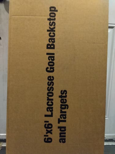 (New) 6' x 6' Lacrosse Goal, Backstop & Targets — Brand New in Box
