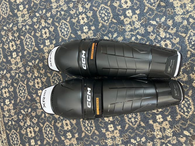 Senior CCM Tacks XR 16" Shin Pads (Used)