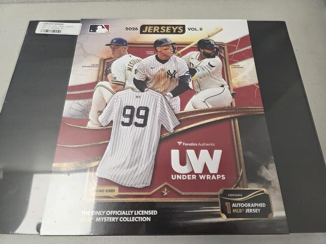 2026 Fanatics Under Wraps Autographed MLB Baseball Jersey Volume 2 Box SEALED