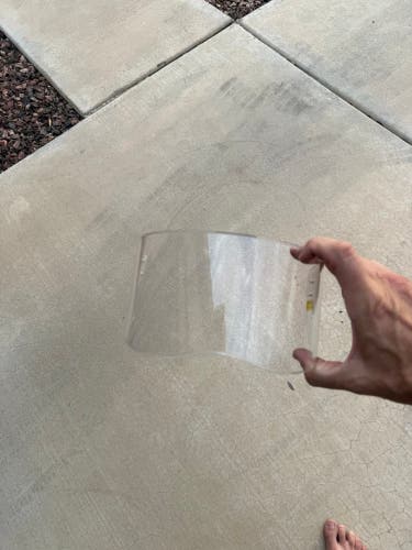 Large Bauer Half Shield Shield (Used)