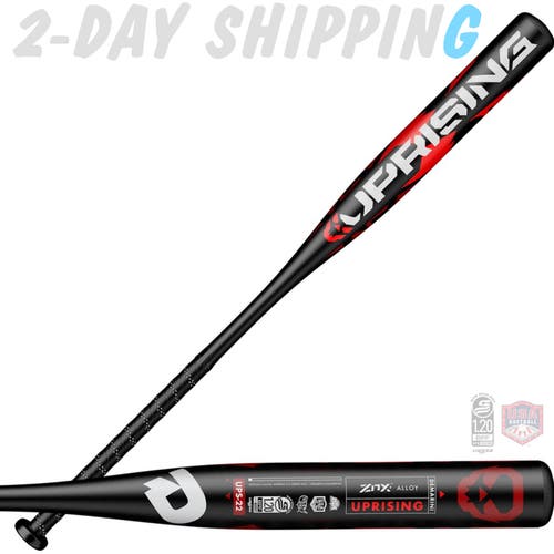 NEW |  2025  Uprising 34"/27 oz Single-Wall Alloy Slowpitch Softball Bat | Fast Shipping