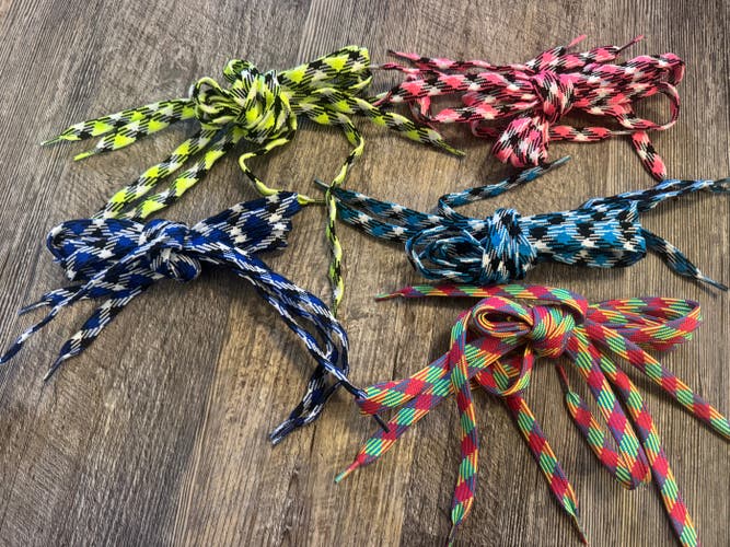 Jimalax Lacrosse Shooting Strings – 20 Pack Assorted Colors & Patterns | New