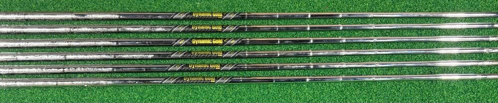 True Temper Dynamic Gold R300 Regular Mid 115g Shaft Set 5-PW