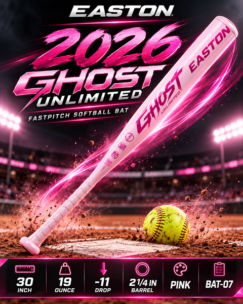 2026 Easton Ghost Unlimited Composite Bat (-11) 30" 19oz (New)