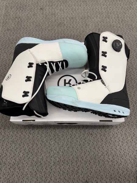 Size M 10.5 (W 11.5) Ride Fuse With BOA Snowboard Boots USED ONCE