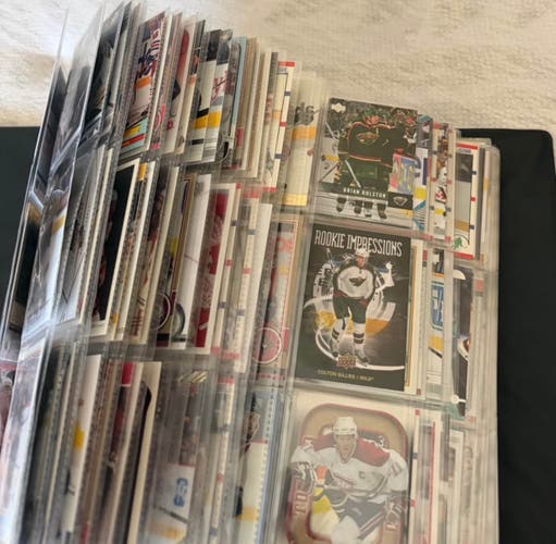 Hockey Card Collection – 450+ Cards with Binder
