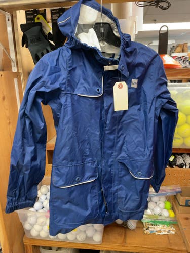 MEC Rain Jacket Size 10 Junior Navy