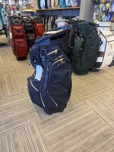 2027 Sun Mountain C-130 Cart Bag (Black-Gold)