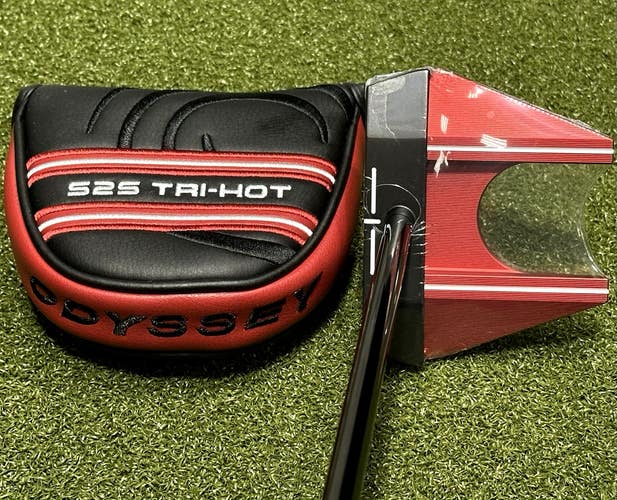 Odyssey Square 2 Square Tri-Hot #7 Mallet Putter 35" Inch w/ Headcover RH NEW