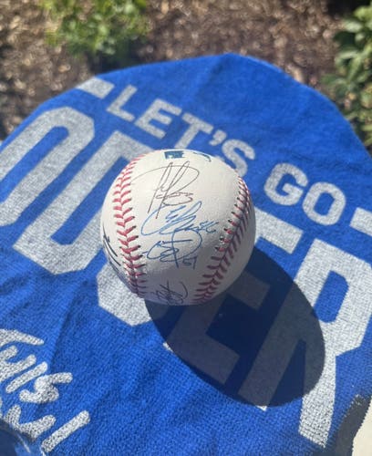 RARE 7-SIGNATURE SAN DIEGO PADRES BASEBALL