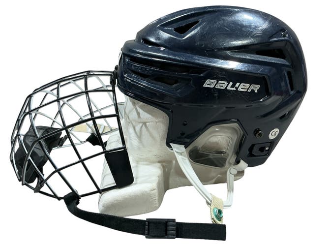 Blue Small Bauer Re-Akt 150 Helmet Cage Combo (Used)