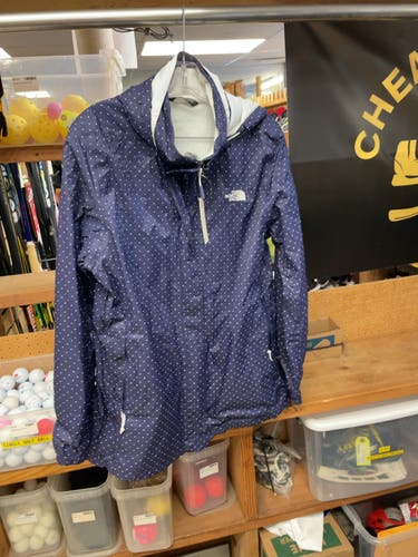 The North Face Women's Size XL Polka Dot Hooded Rain Jacket