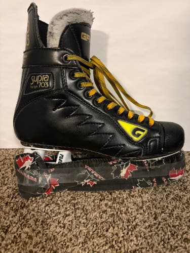 Graf Supra 703 Top Light Skates – Size 8 R – Very Good Condition