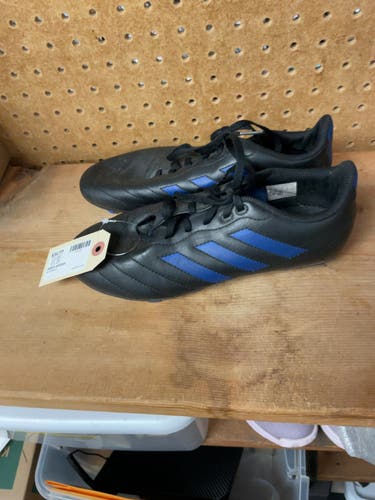 Adidas Soccer Cleats Size 6 US Black/Blue