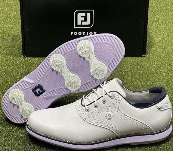 FootJoy Traditions Womens Golf Shoes 97929 White/Purple Choose Size NEW!
