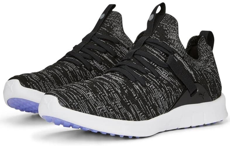 PUMA Womens Laguna Fusion Knit Spikeless Athletic Golf Shoes Size 5.5 Black NEW!