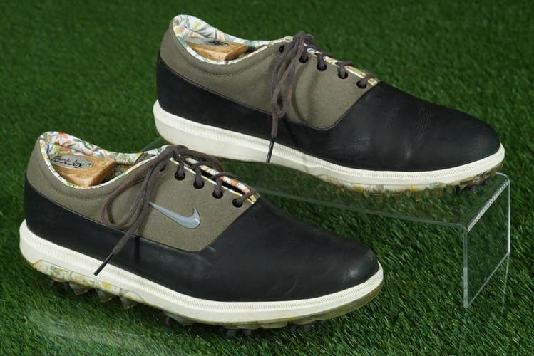 NIKE AIR ZOOM VICTORY TOUR NRG MEN'S 10 GOLF SHOES, BLACK CARGO KHAKI BQ4802-008