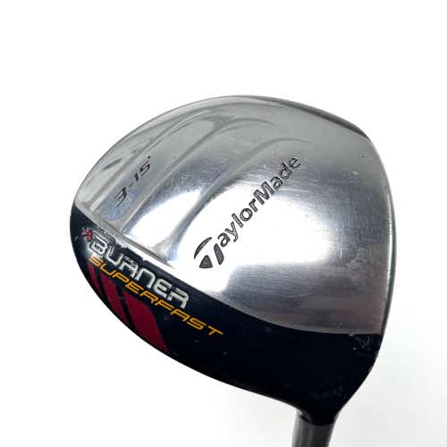 TaylorMade Burner Superfast 3 Fairway Wood 15* Matrix Ozik XCON-4.8 Stiff RH