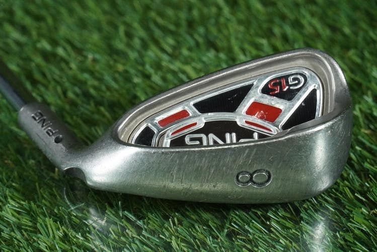 PING G15 8 IRON BLACK DOT AWT STEEL STIFF FLEX RH ~ L@@K!!