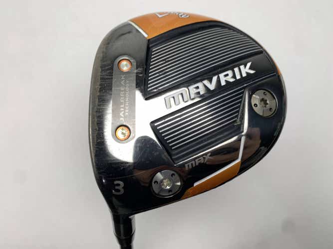 Callaway Mavrik Max 3 Fairway Wood 15* Even Flow Riptide 6.0 60g Stiff LH