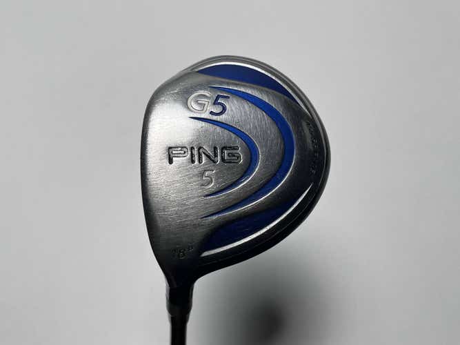 LEFTY Ping G5 5 Fairway Wood 18* Aldila NV Green 65g Stiff Graphite Mens LH