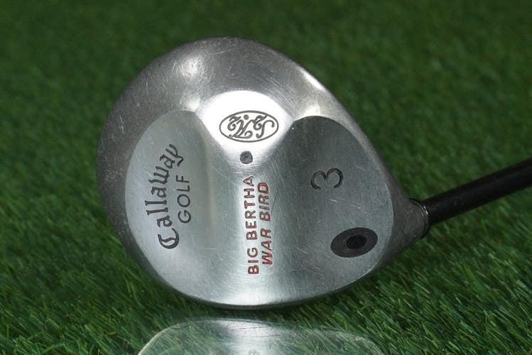 CALLAWAY BIG BERTHA WAR BIRD 3 WOOD S2H2 FAIRWAY RCH 96 SERIES REGULAR LEFT LH
