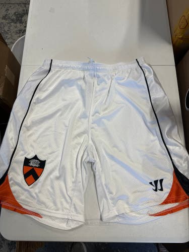 Princeton Lacrosse Warrior Game Shorts Large (NEW)