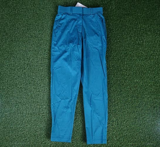 WOMEN'S SMALL TALL NIKE DRI-FIT TOUR GOLF PANTS TEAL, NWT