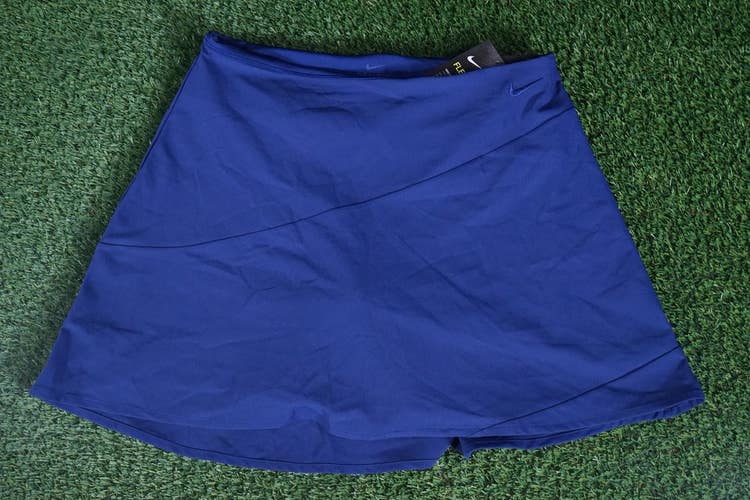 WOMEN'S MEDIUM NIKE FLEX UV ACE GOLF SKORT BLUE, NWT