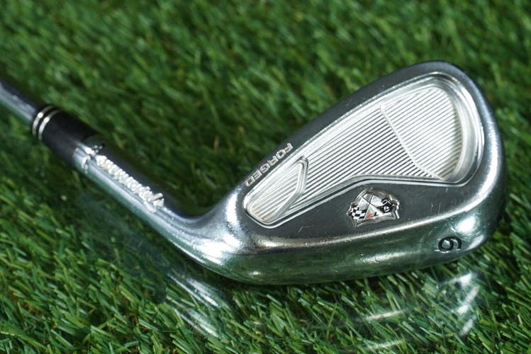 TAYLORMADE RAC TP FORGED 9 IRON STEEL SHAFT RH ~ L@@K!!