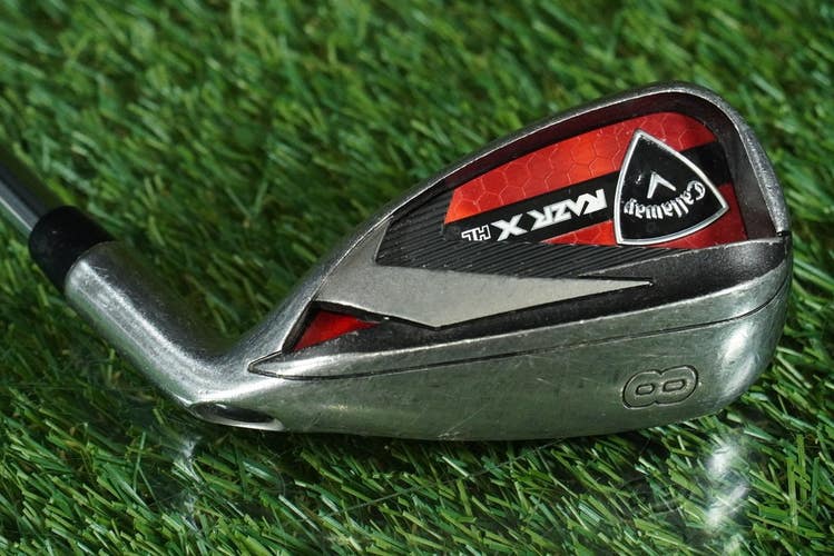 CALLAWAY GOLF RAZR X HL 8 IRON TRUE TEMPER M-10 XP STEEL UNIFLEX RH ~ L@@K!!
