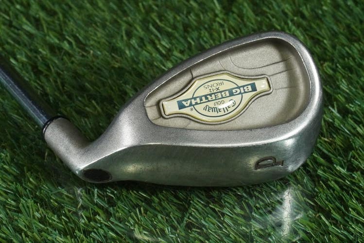 CALLAWAY GOLF BIG BERTHA X-12 IRONS 1998 PITCHING WEDGE "P" MEMPHIS 10 STEEL RH