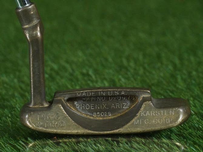 VINTAGE RACCOON CREEK LOGO PING N-ECHO BLADE PUTTER KARSTEN 36" GOLF PRIDE RH