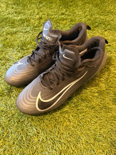 Black Men's Size M 11.5 (W 12.5) Adult Nike Vapor Edge 360 Molded Cleats Cleats (Used)