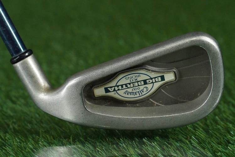 CALLAWAY GOLF BIG BERTHA X-12 IRONS 4 IRON WOMEN'S LADIES GEMS 99 GRAPHITE RH