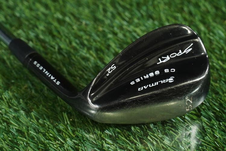 ORLIMAR CS SERIES SPORT BLACK STAINLESS GAP/ATTACK/APPROACH WEDGE STEEL RH 52