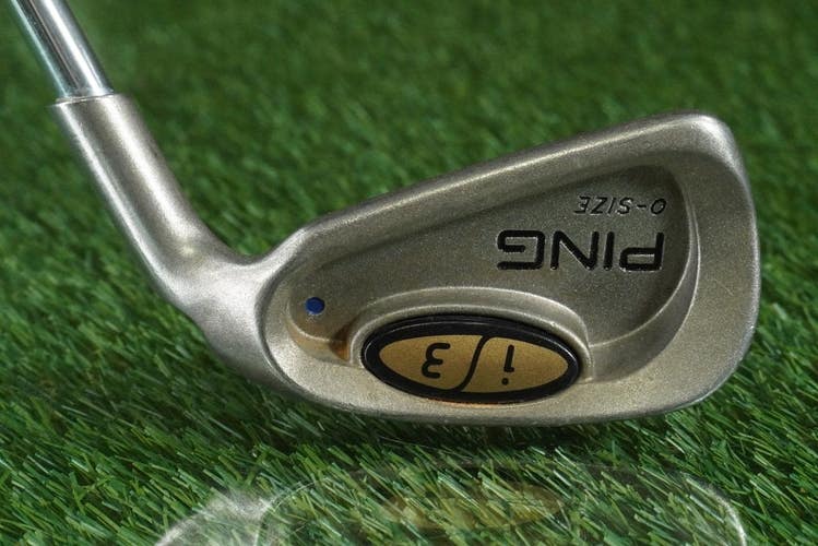 PING I3 O-SIZE 4 IRON CUSHIN JZ STEEL STIFF FLEX BLUE DOT RH ~ L@@K!!