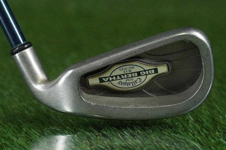 CALLAWAY GOLF BIG BERTHA X-12 IRONS 6 IRON WOMEN'S LADIES GEMS 99 GRAPHITE RH