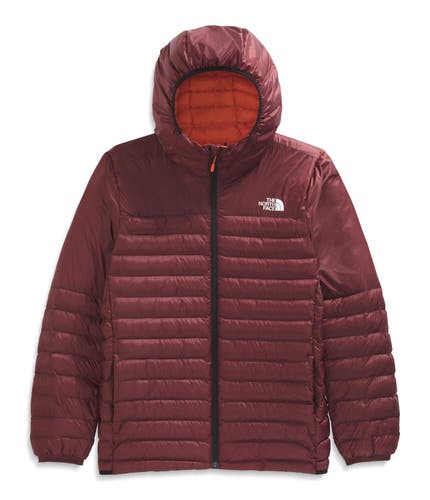 The North Face Terra Peak Hoodie Synthetic Insulated Jacket - Sumac Burgundy Red - Men's Medium