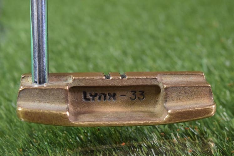 VINTAGE LYNX-33 35.5 BLADE PUTTER W/ LYNX STEEL SHAFT ~ WOW!!