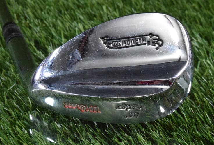 CHROME WILSON HARMONIZED 55* SAND WEDGE W/ WEDGE FLEX ACTION STEEL SHAFT ~ WOW!!