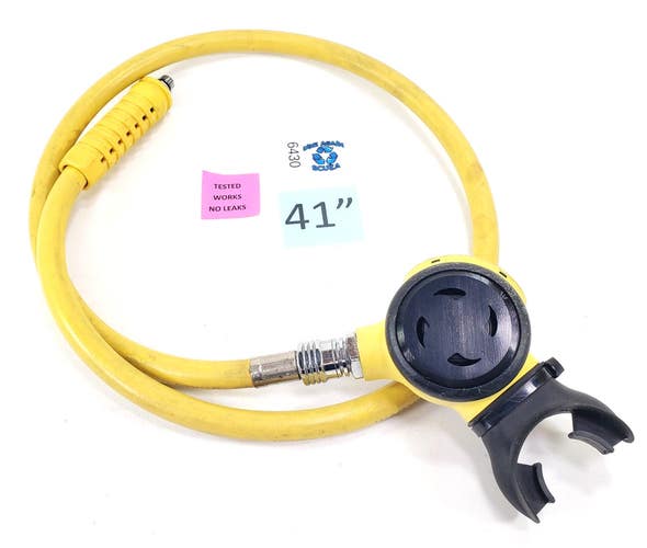 Aqua Lung ABS Yellow Scuba Dive Octo Octopus 2nd Stage Regulator Slim Compact