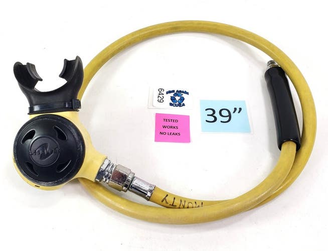 Aqua Lung ABS Yellow Scuba Dive Octo Octopus 2nd Stage Regulator Slim Compact