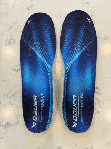 Bauer Aetrex Skate orthotics/insoles Fit B, Size 8 "Used"