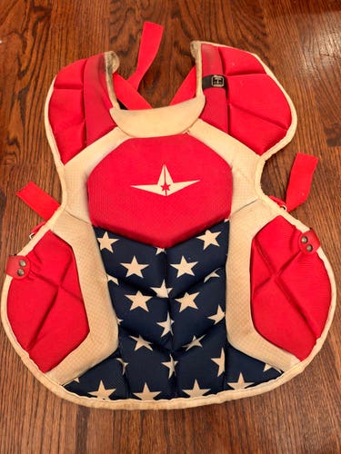 All-Star S7 Axis Catcher's Gear Set — Ages 12-16, USA Stars & Stripes